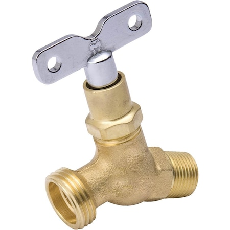 B & K B & K 1/2 In. MIP X 3/4 In. Male Hose Thread Loose Key Hose Bibb 102-333HC